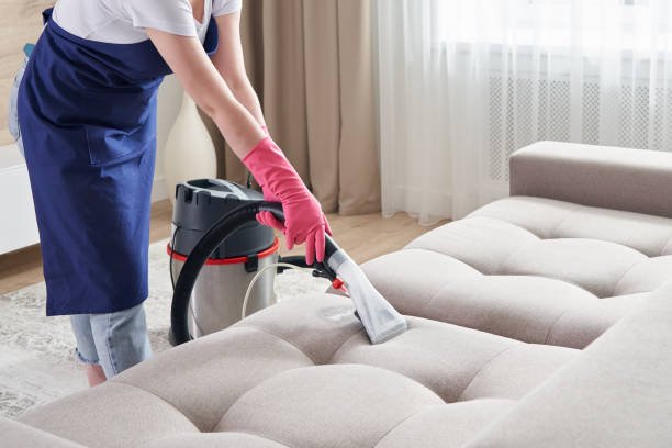 Professional eco cleaning in progress